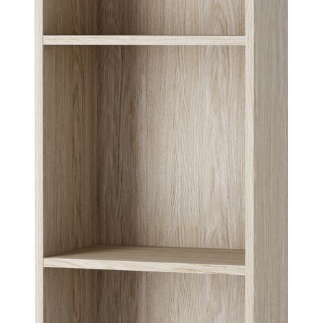 set di 2 ripiani per libreria - tinta quercia