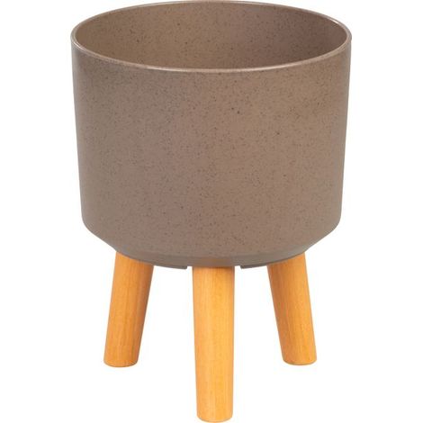 Blumentopf Strend Pro, Farbe Kaffeepulver, 20x20x26 cm