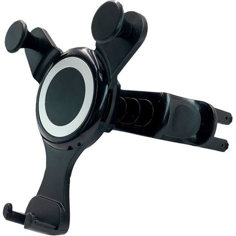Ecleanfy - Support téléphone voiture pour Mercedes/Audi/Mini. Fixation sur ventilations rondes, ajustable et stable. (1/5)