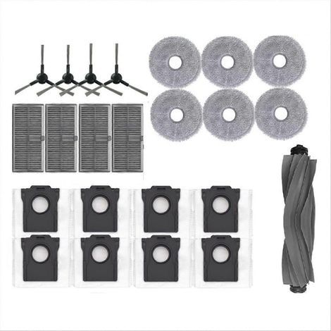 Lot de 23 pièces pour aspirateur L10s Pro Ultra Heat : pièces de rechange, brosse latérale principale, filtre HEPA, chiffon de nettoyage, poussière. (1/5)