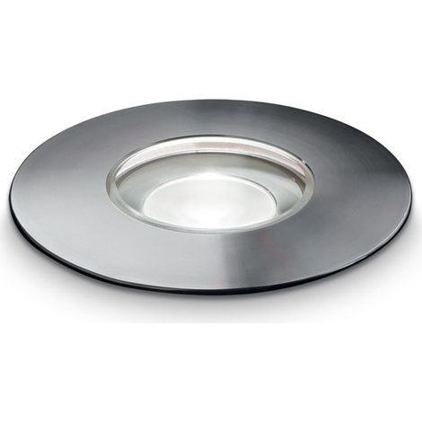 Ideal Lux ROCKET Spot encastré extérieur en acier, 1 LED 130 lm 3000 K IP67 - Driver requis