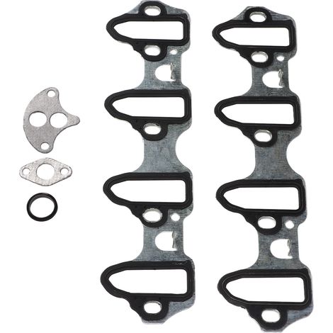 Jeu de joints de collecteur d'admission MS98016T pour AVALANCHE SILVERADO SUBURBAN TAHOE SIERRA 1500 2500 HD, métal caoutchouc, 2 grands 2 petits 1 anneau (1/5)