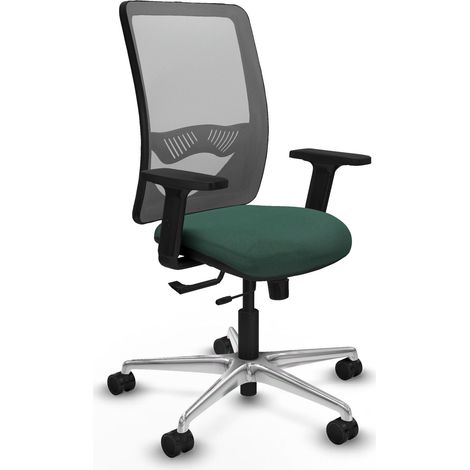 Chaise de bureau piqueras y crespo Zulema noir mousse épaisse (1/2)