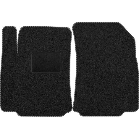 Tapis et moquettes, sur mesure pour Citroën Berlingo 1, fibre synthétique durable, noir (1/5)