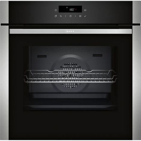Neff – Four pyrolyse 71L – 7 modes de cuisson – CircoTherm pour cuisson simultanée – Nettoyage pyrolyse et hydrolyse – Classe A+
