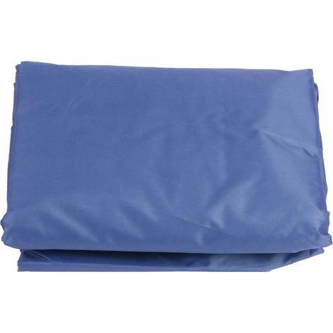 Housse de rechange imperméable et anti-poussière pour balancelle de jardin 3 places, bleue, 190 x 132 x 15 cm (1/5)
