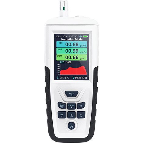 Détecteur de rayonnement nucléaire, alarme sonore et lumineuse, moniteur de rayons X Beta Gamma Rechargeable pour maison et hôpital (1/5)