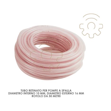 Tuyau anilox de 50 m pour pompes A dos interne 10 mm extA rieur 16 mm
