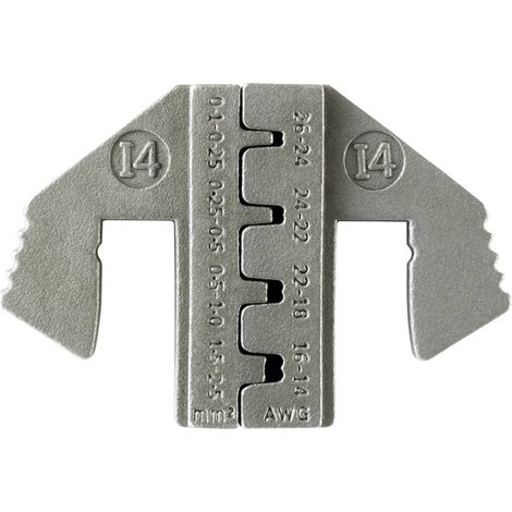 TOOLCTAFT CRIMPEINSATZ FLACHSTECKER, D-S (1/5)