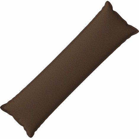Coussin avec oreiller HOUTEN Marron 40 x 145 cm Lin synthétique vidaXL