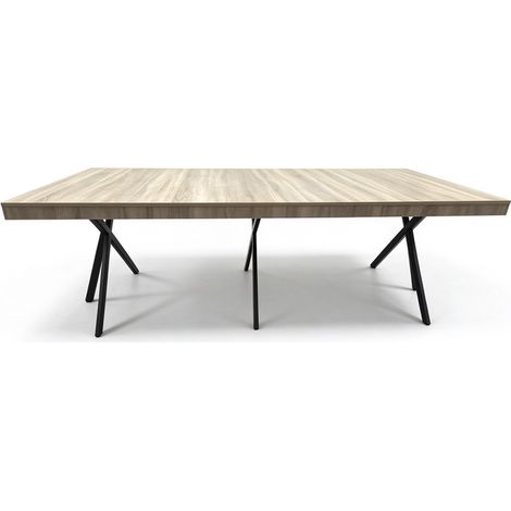 Tavolo estesibile per 8-10 persone con effetto legno 235cm BRIA