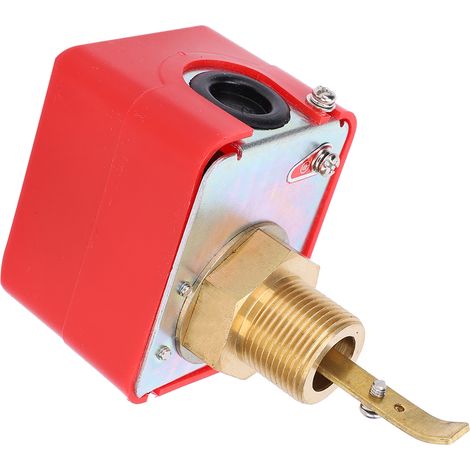 HFS-20 Kühlrippen-Wasserdurchflussschalter, G3/4 Messinganschluss, hochempfindlicher Rohrsensor, robuster Flüssigkeitsdurchflussregler, zuverlässiger 20L/min Sensor. (1/5)
