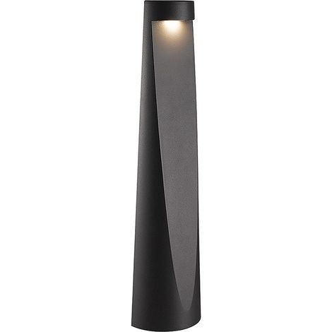 Borne EDDIE Borne LED 7W 50° IP65 3000K 777lm Structure en aluminium moulé sous pression peint anthracite - Rossini Illuminazione (1/4)