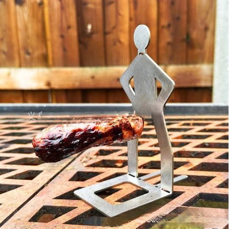 Gigante GmbH - Grille à saucisses miniature d'extérieur - Grille à saucisses en acier inoxydable