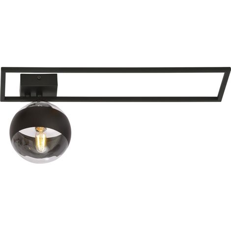 Plafonnier Emibig IMAGO métal noir/verre 50cm 1xE14 (1/5)