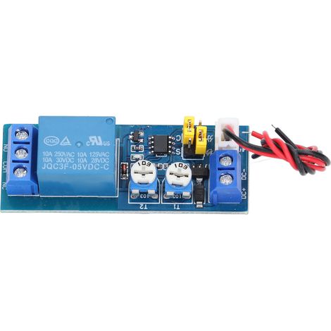 Module de Temporisation Réglable, Carte à Cycle Infini avec Mode Temporisé Unique pour Contrôle 5V (1/5)
