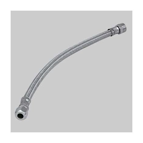 FLESSIBILE INOX CON BICONO MASCHIO - cm 35 M 1/2 x bicono 10