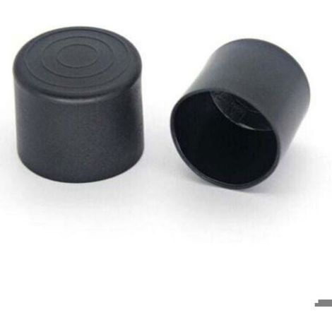 Embouts En Caoutchouc - Pour Pieds De Meubles Tubulaires - Diamètre 25 Mm - Lot De 20 (1/4)