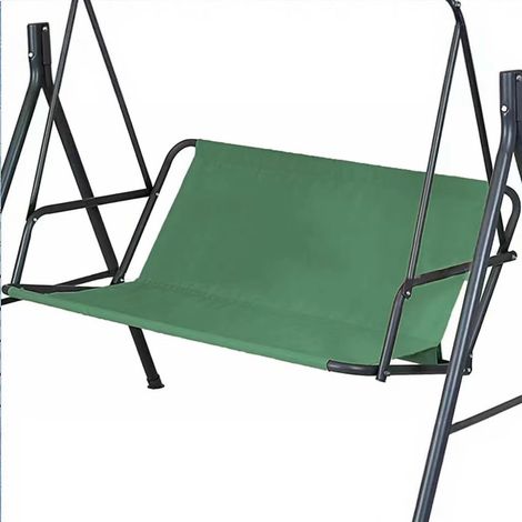 Housse de remplacement pour balancelle siège imperméable jardin 600D 2/3 places-148x50x50cm-Vert (1/4)