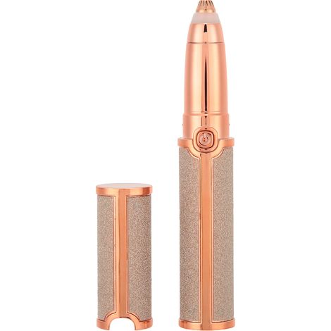 Tondeuse à sourcils électrique USB, appareil de coiffage de rouge à lèvres portable, appareil d'épilation, rasoir de maquillage, or pour femmes (1/5)