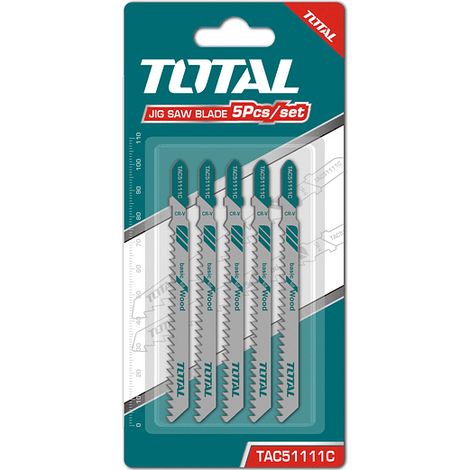 Total Tools Set 5 hojas de sierra caladora madera TAC51111C