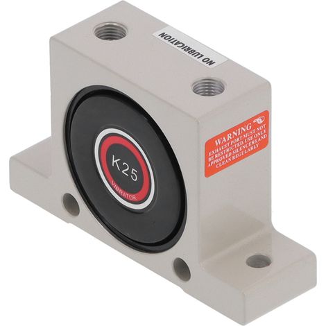 Vibrateur pneumatique à pression d'air réglable, type à bille, en alliage d'aluminium, équipement mécanique K25