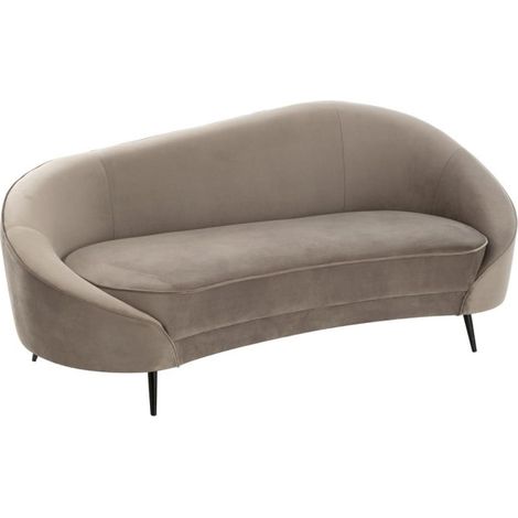 Canapé Design 3 Places "Elisabeth" 182cm Gris (1/5)
