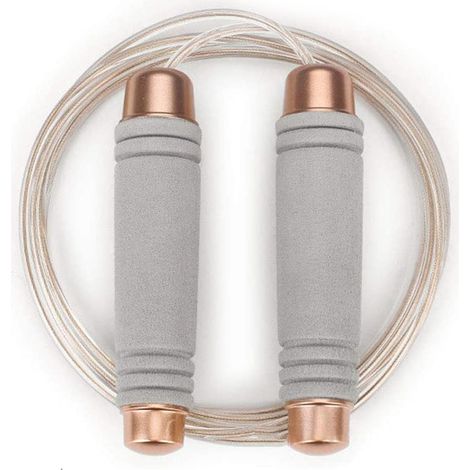Corde À Sauter Ajustable - Roulements À Billes Tpo - Poignée Ergonomique Eva - Pour Fitness Et Cardio - 1 Pièce (1/5)