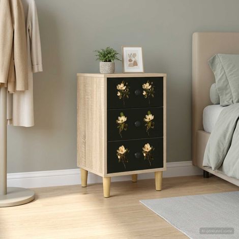 Armadio da Notte BREMEN Rovere Sonoma 36 x 33 x 60 cm vidaXL (1/5)