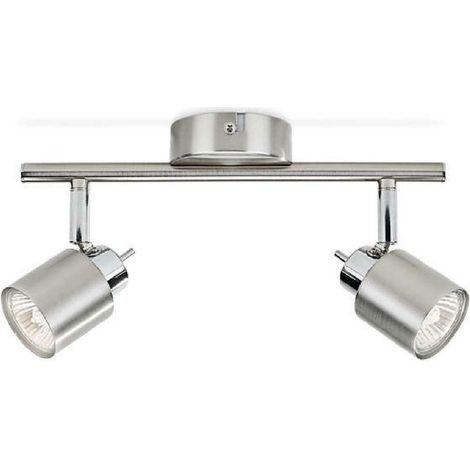 Philips meranti faretto 2 luci nickel in metallo 5031217e7