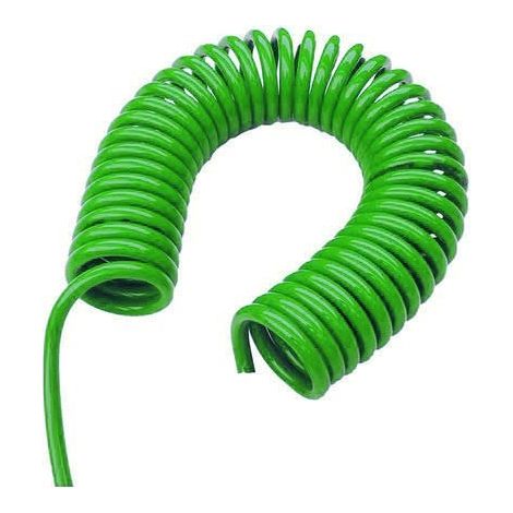 SUPER SPIRAL 12 m VERDE Tubo spiralato rilsan 2 x G 1/4" M + molla CAR-WASH