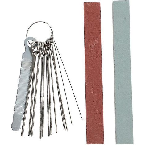 1 jeu de limes pour sillet de guitare (1/3)