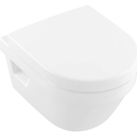 Villeroy & Boch Architectura - WC suspendu Compact avec abattant SoftClosing, DirectFlush, blanc alpin 4687HR01