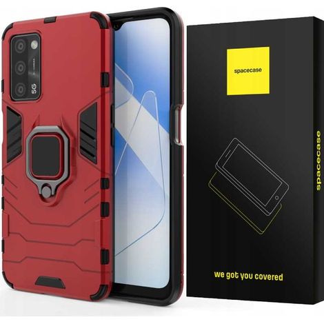 Étui Spacecase X-Ring Oppo A16 rouge (1/5)