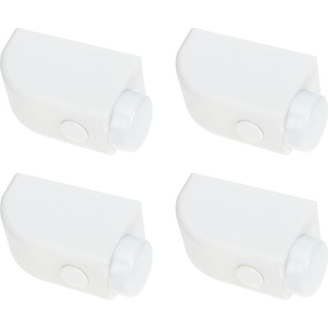 Lot de 4 Verrous de Sécurité pour Fenêtres Coulissantes, Limiteurs Antivol, Bloqueurs Garçon et Filles, Système de Fixation Stable, Protection pour Portes et Fenêtres en Aluminium