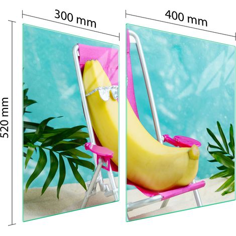 PLACA PROTECTORA DE VIDRIO PARA ESTUFA 70x52 BANANA (1/5)