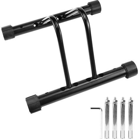 Support Vélo au Sol Porte Vélo Support de la Distance Béquille de vélo au sol Mural pour Vélos de Route VTT (1/5)