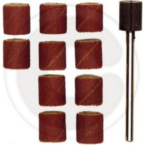 10 capuchons de broyeur Proxxon 28980 sable de mouture de corindon