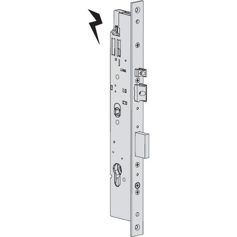 Serratura Elettrica per Porta da Infilare CISA Multitop MAX 19225-30-0, Sistema di Sicurezza per Montanti con Fissaggio Alloggiato, Diametro 30 mm (1/2)