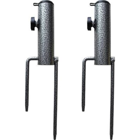 Piquet De Sol Pour Parasol Parasol à Cheville Parapluie De Plage Ancrage De Sable Piquet Parasol Pied De Parasol En Fer Parasol Accessoires Fixation Pour Balcon Pour Tiges De Parasol Épaisseu (1/5)