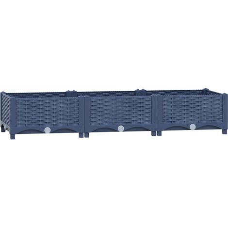 Arriate polipropileno 120x40x23 cm vidaXL