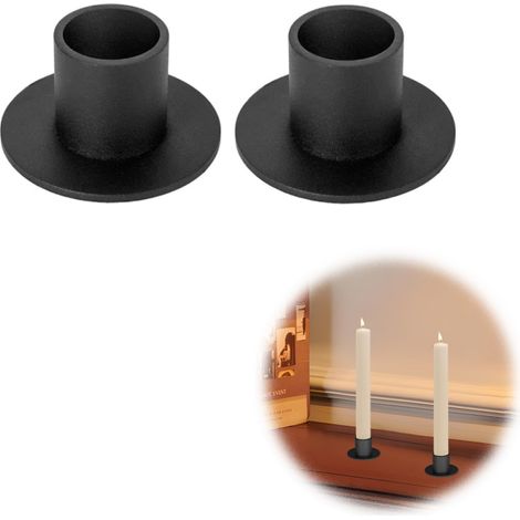2pcs Chandeliers Vintage Bougeoirs Détenteur Porte Bougie, Support Bougie Candélabres pour Décoration Salon Balcon Noël Cadeau Dîner aux Chandelles