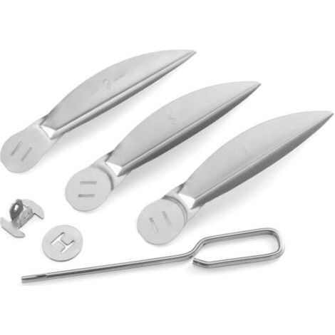 Kit de nettoyage One-Touch Weber 22-1/2" pour barbecue, argent (1/4)