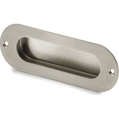 Hettich MB-Muschelgriff,  Dodona,  9070693,  B 40mm,  H 15mm,  oval,  edelstahl (1/5)