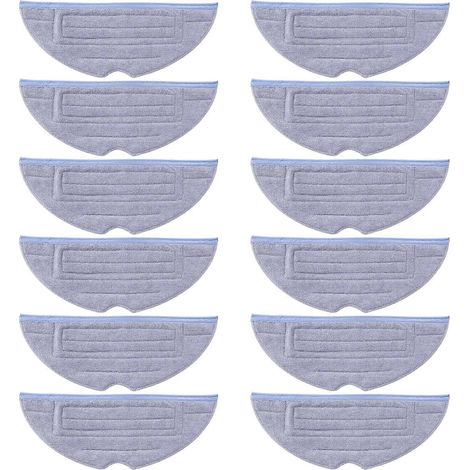 Lot de 12 chiffons de nettoyage pour Xiaomi Roborock S7, S7+, S7 MaxV, S7 MaxV Plus et S7 (1/5)