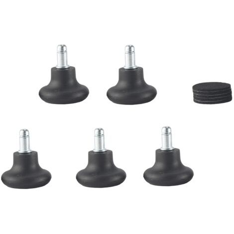 5 Pack Klingel Gleiter für BüRo Stuhl Ohne Rollen, Rollstuhl Lenken Rollen Feststehende (1/5)