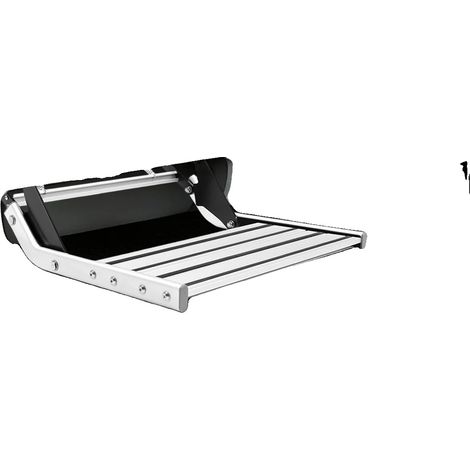 Scaletta pieghevole per camper, in lega di alluminio, dimensioni gradino 50,923,5 cm, capacità di carico 150 kg, dimensioni 5445,515 cm, a un solo livello. (1/5)