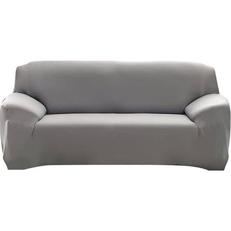L&H-Cfcahl – Housse de canapé extensible 2 places 145-185 cm – Tissu polyester et spandex – Protection contre taches et usure – Compatible avec la plupart des canapés