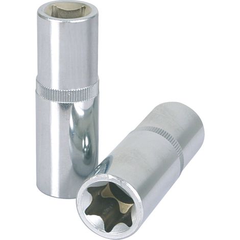 KS Tools 1/4" CHROMEplus Torx-E-Stecknuss, lang, E7 (1/4)