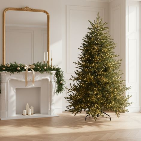 Albero di natale "Happy" in PE Effetto Real Touch e PVC di Altissima Qualità -180 cm (1/5)